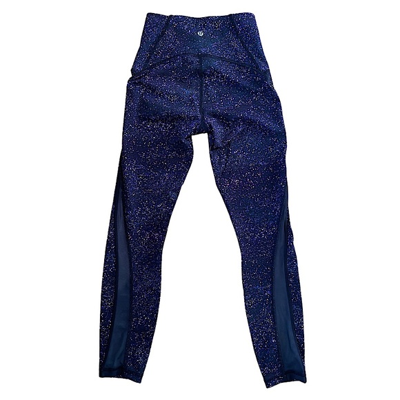 LULULEMON Train Times 7/8 Pant 25" in Crystalline Multi / Black, Size 4 - Picture 4 of 9